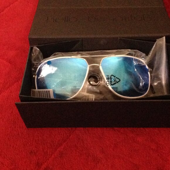 NWT Perverse Unisex Aviators Sunglasses Belllezza White - Picture 8 of 8